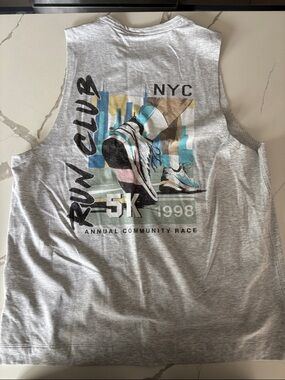 A&F YPB Graphic Workout Tank Men’s XS